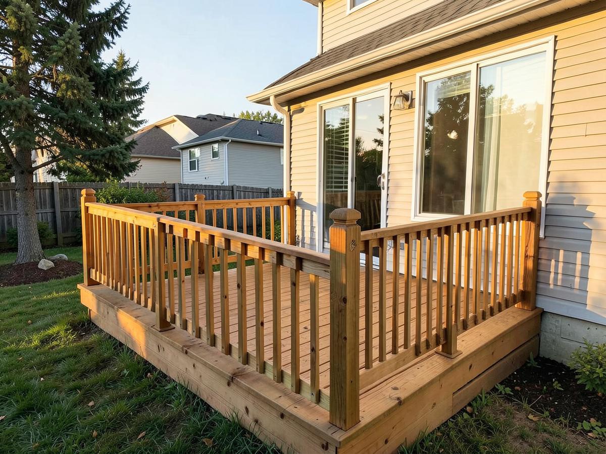 Rear deck construction