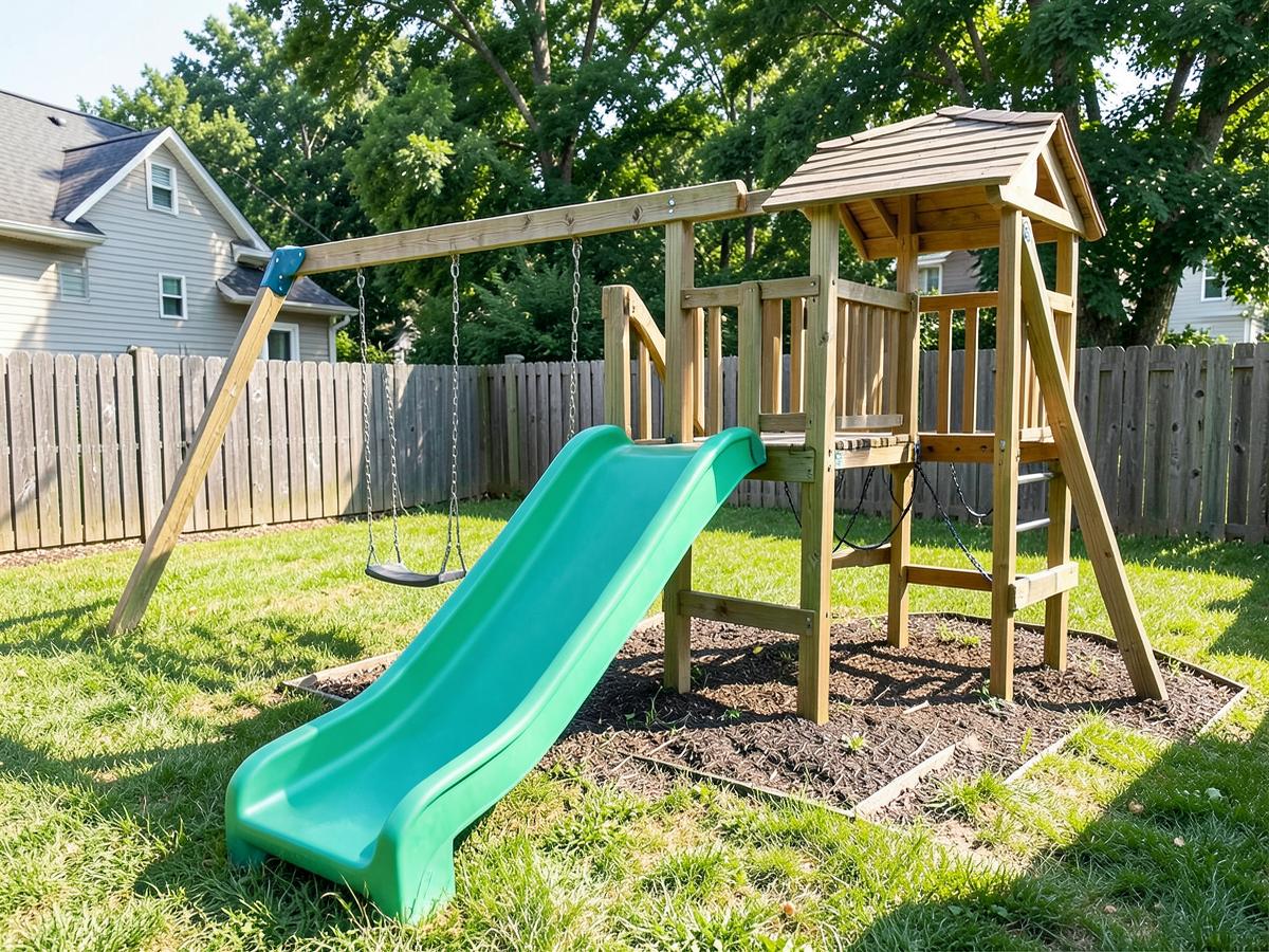 Backyard playset build